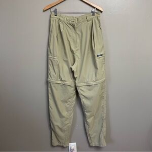 exofficio Women’s 14 tall high waisted khaki zip convertible   hiking pants